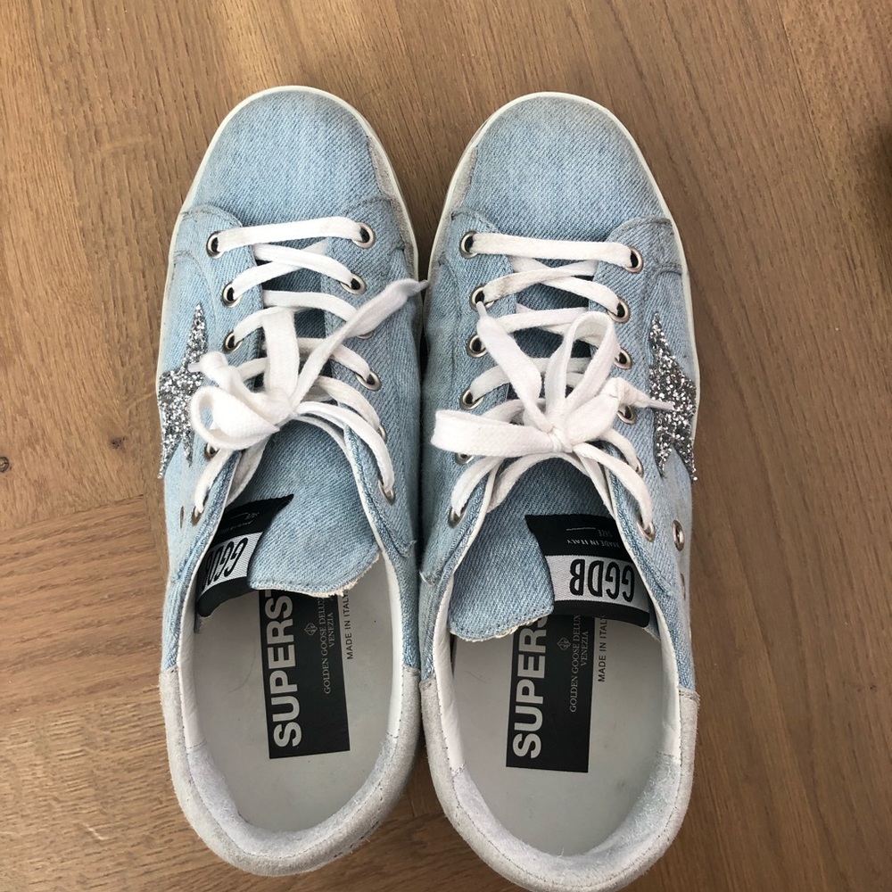 Golden Goose Denim Sneakers
